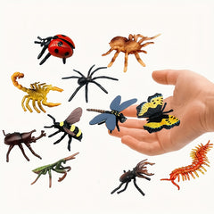 26pcs Vibrant PVC Insect Toys Colorful Mockup Insects for Kids Science Learning
