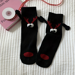 Christmas Funny Mid Tube Socks Women's Stockings