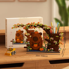 Charming Capybara Pen Holder Desk Organizer