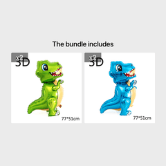 3D Dino Foil Balloon for Kids' Parties