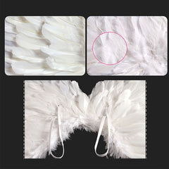 Angel Feather Wings Fairy Stick Headband 3pcs Set Toy