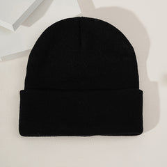 Warm Knit Cuffed Beanie Hat