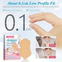 28pcs Underarm Sweat Patches Disposable Armpit Sweat Pads Antiperspirant Pads