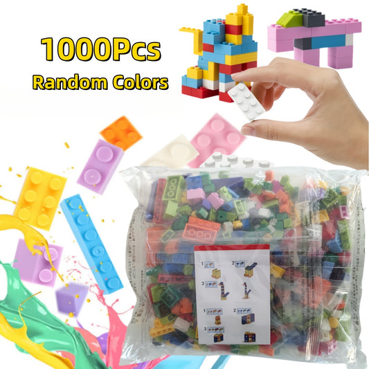 1000pcs Small Building Blocks Bagged Set ABS Material