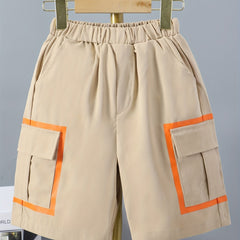 Boys Cargo Shorts Soft Comfortable Breathable Summer Kids Clothes