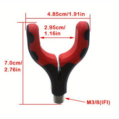 Carp Fishing Rod Rack Head Fishing Pole Holder With Alloy Screw