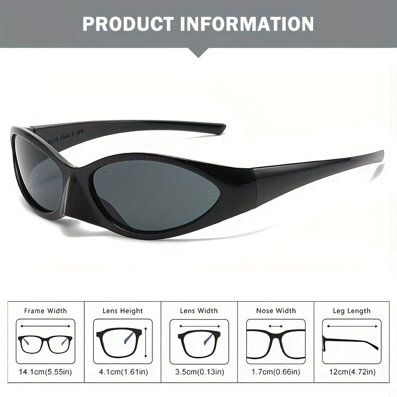 Men's Hip Hop Punk Street Style Sunglasses Retro Outdoor Sports Goggles