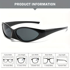 Men's Hip Hop Punk Street Style Sunglasses Retro Outdoor Sports Goggles