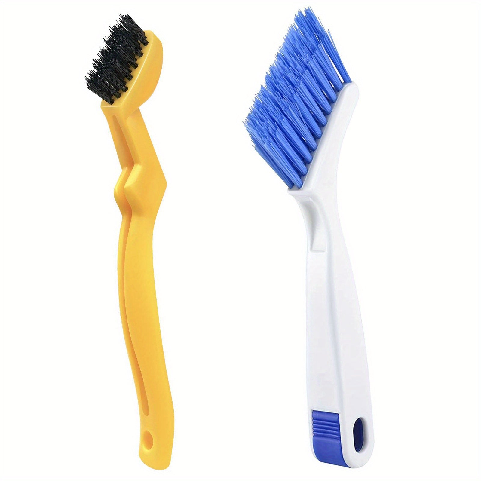 2pcs Small Cleaning Brushes for Kitchen & Bathroom Sink