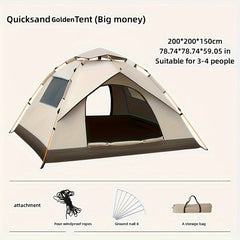 Portable Outdoor Camping Tent Automatic Pop Up Tent