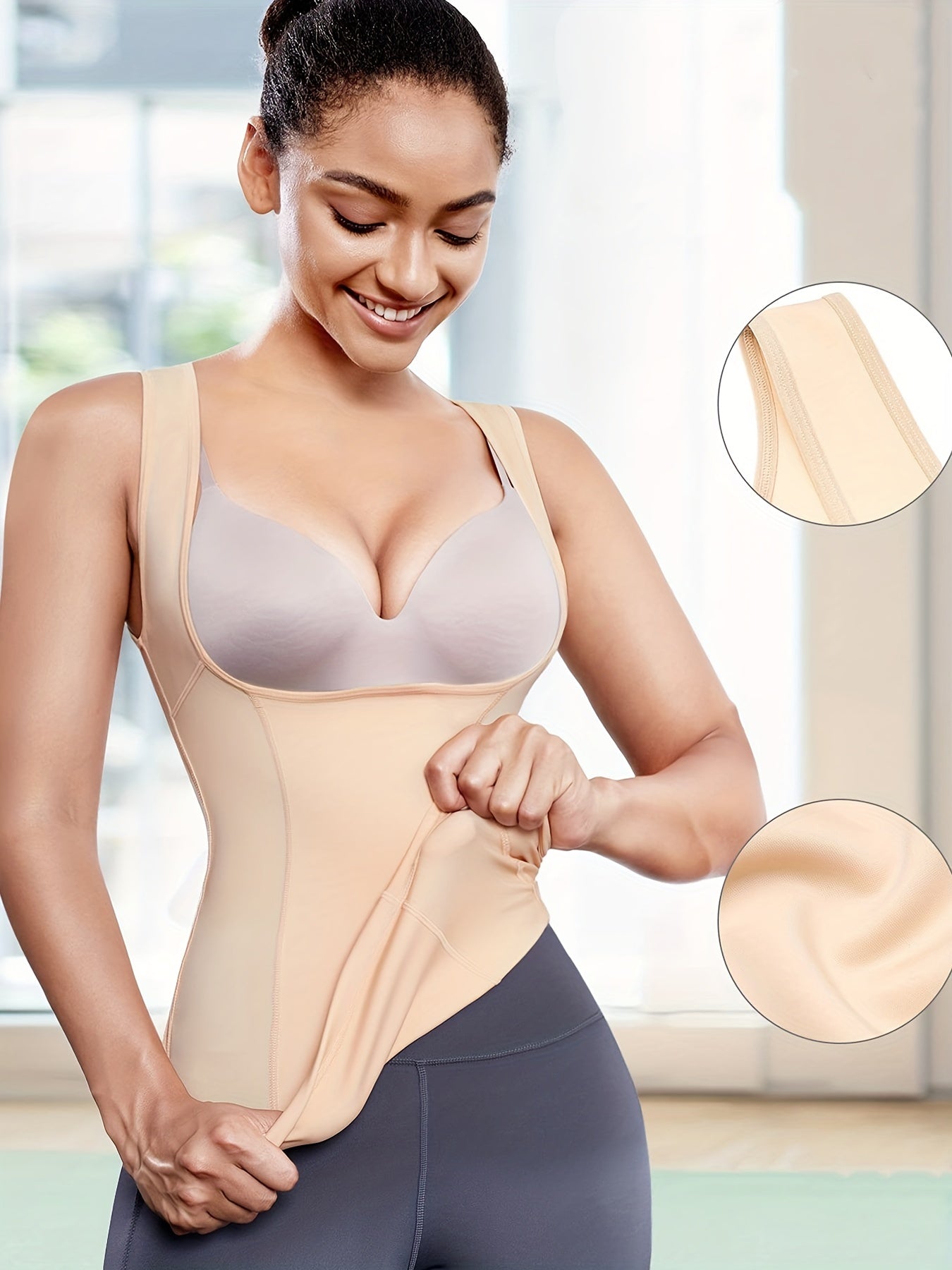 SCARBORO Shaping Tank Tops Seamless Tummy Control Slimming Shaper