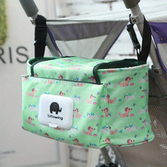 Stroller Organizer Mummy Bag Insulated Cup Holder Storage Bag