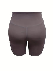 Women's Sports Shorts Wide Band Waist Skinny Shorts