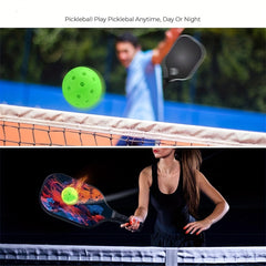 5pcs Glow in the Dark Pickleball Balls for Indoor and Outdoor Play