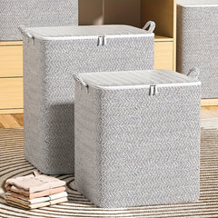 Large Capacity Storage Bag Houndstooth Printing Organizer