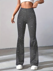 High Waist Flared Leg Pants for Women