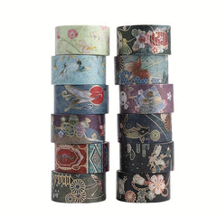12pcs Washi Tape Set DIY Art Gift Wrapping