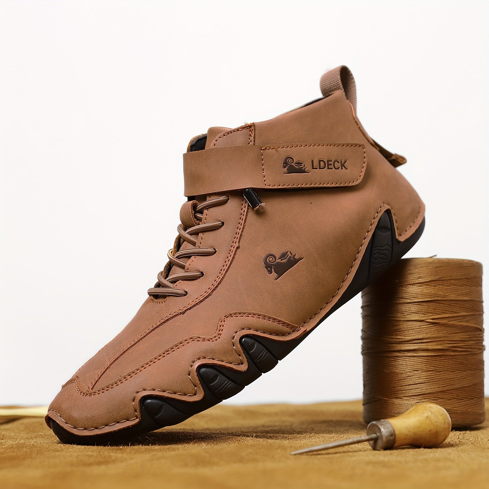 Men's Lace-up Sneakers Casual Walking Shoes Comfortable Boots
