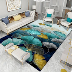 Nordic Style Soft Living Room Area Rug Modern Minimalist Design