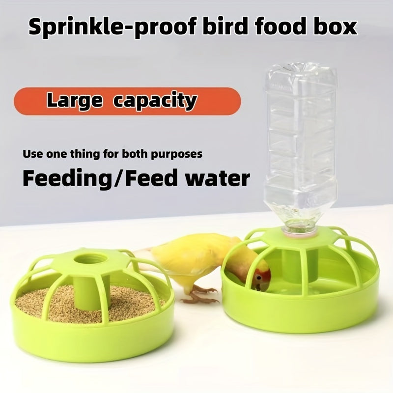 Bird Feeder Chicken Anti-splash Water Feeder & Food Box