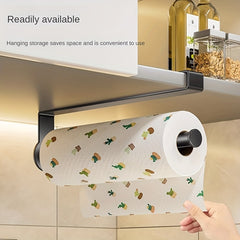 Under Cabinet Kitchen Tissue Rack Metal Roll Holder