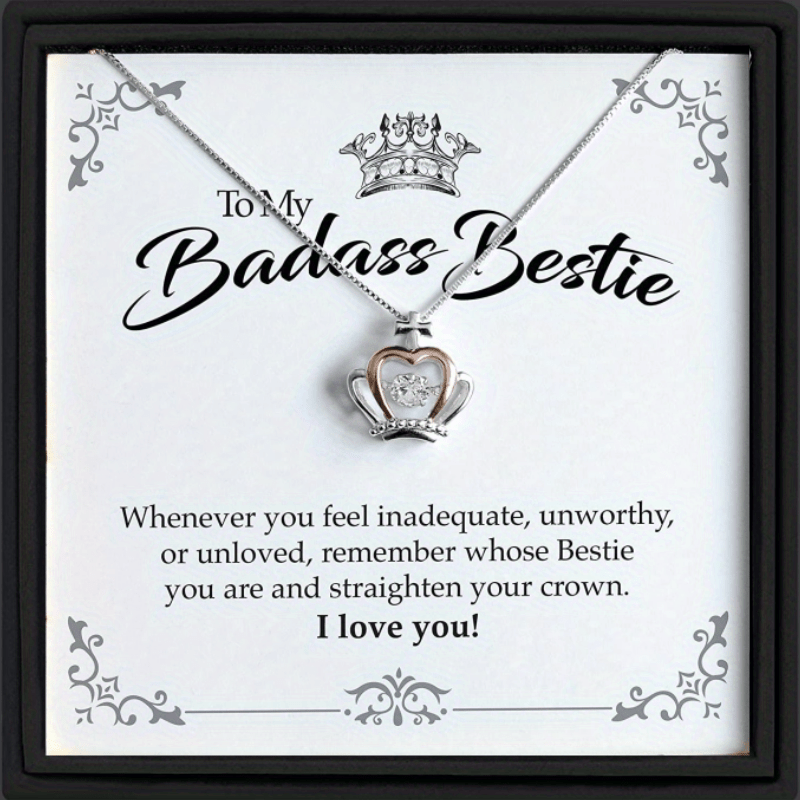 Crown Pendant Necklace Decorative Accessories Holiday Gift