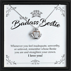 Crown Pendant Necklace Decorative Accessories Holiday Gift