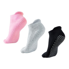 Women's Non-slip Yoga Pilates Socks Elastic Low Cut Dance Training Socks