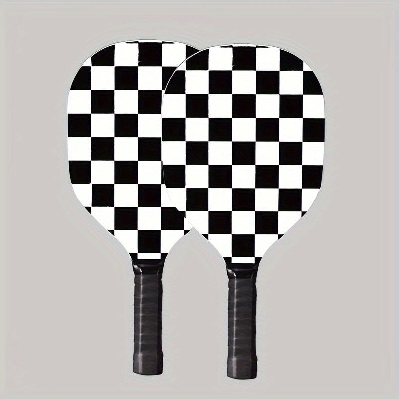 Wooden Pickleball Racket Set with 2 Rackets, Grip, 2 Balls & Bag