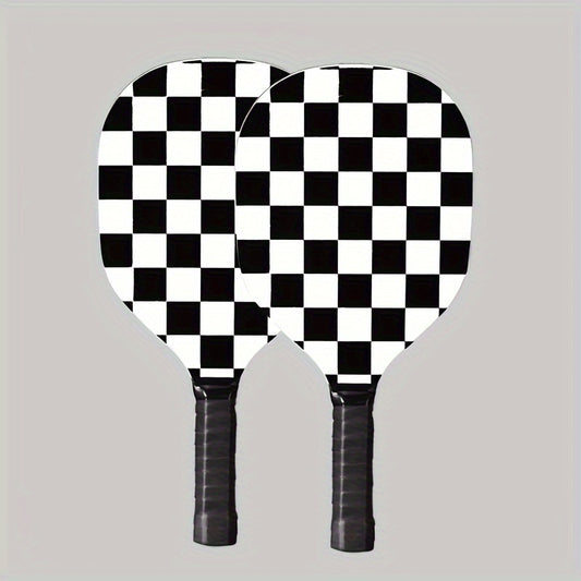 Wooden Pickleball Racket Set with 2 Rackets, Grip, 2 Balls & Bag
