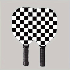 Wooden Pickleball Racket Set with 2 Rackets, Grip, 2 Balls & Bag