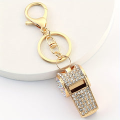 Metal Referee Whistle Luggage Pendant Outdoor Survival Emergency Whistle