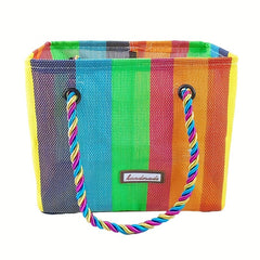 Rainbow Tote Bag Large Capacity Pride Handbag