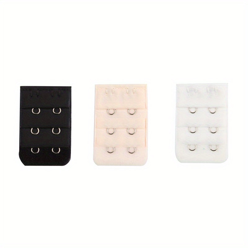 3pcs Bra Extenders Hooks for Braless Look Women's Lingerie