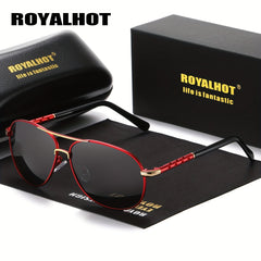 RoyalHot Metal Polarized Sunglasses for Driving Cycling