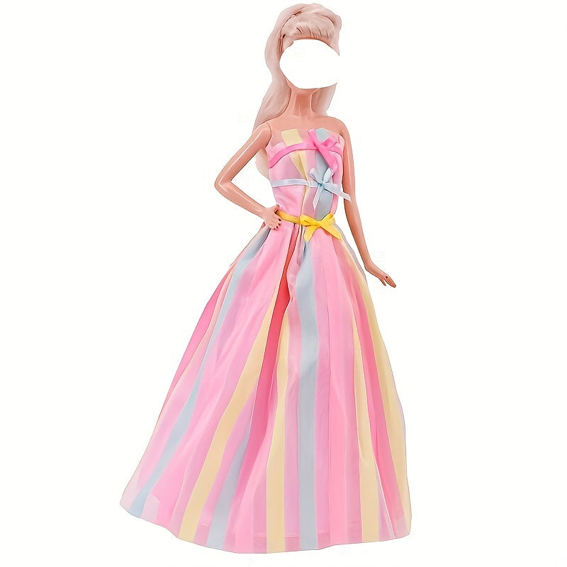 Long Evening Dress Skirt For Barbie&BJD Doll Sexy 29 Doll Accessories