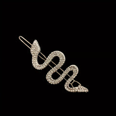 Vintage Rhinestone Snake Hairpin Hair Accessory