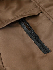 Teen Winter Coat with Detachable Hood, Casual Pockets