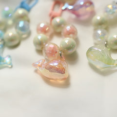 Clear Dolphin Keychain Backpack Pendant Decor