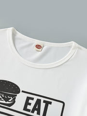 Boys Slogan Print T Shirt & Game Console Print Shorts Set