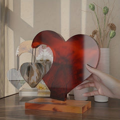 Large Heart Display Resin Silicone Casting Mold DIY Home Decoration