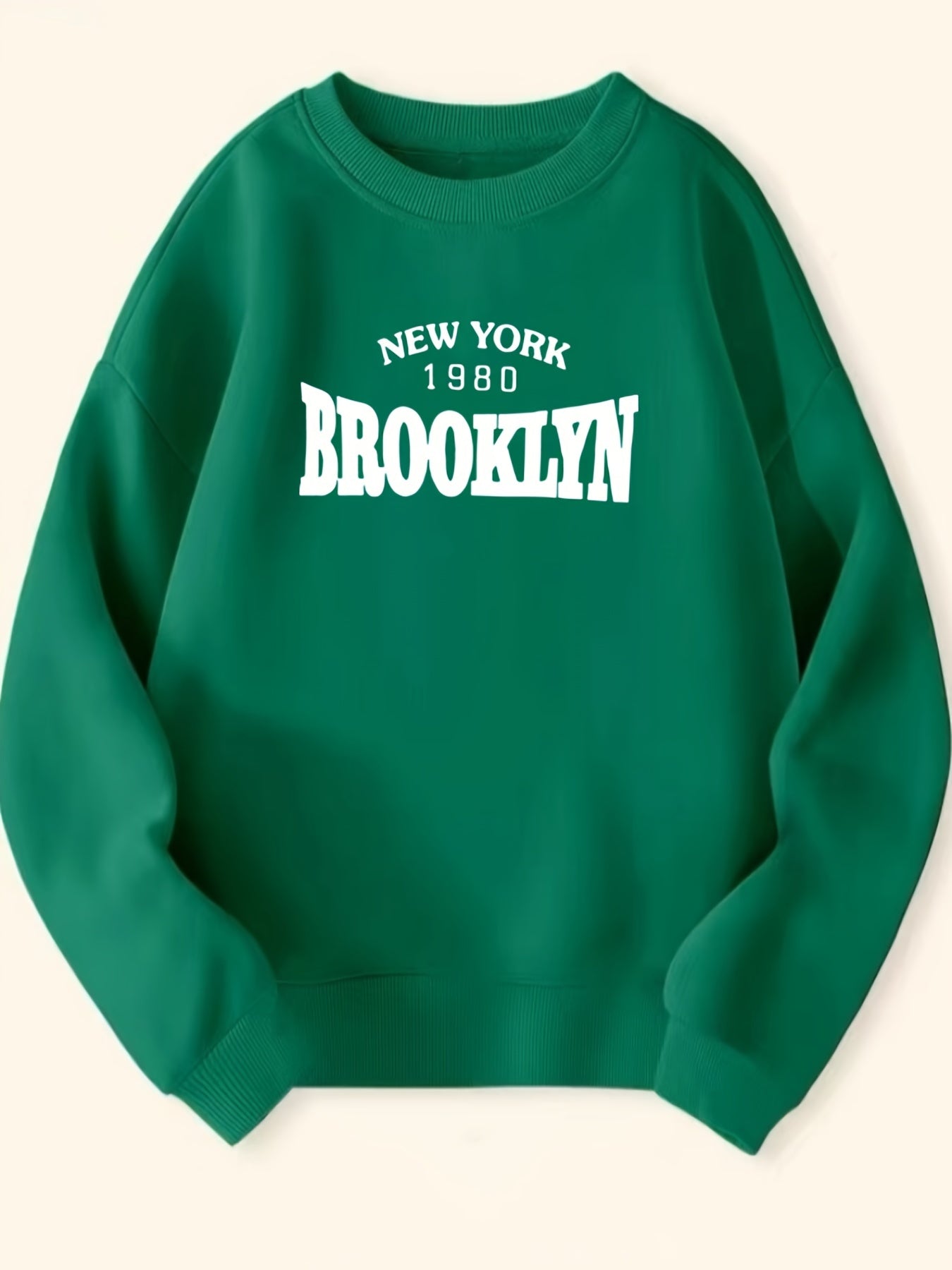 Girls Crew Neck Brooklyn Long Sleeve Sweatshirt Top Pullovers