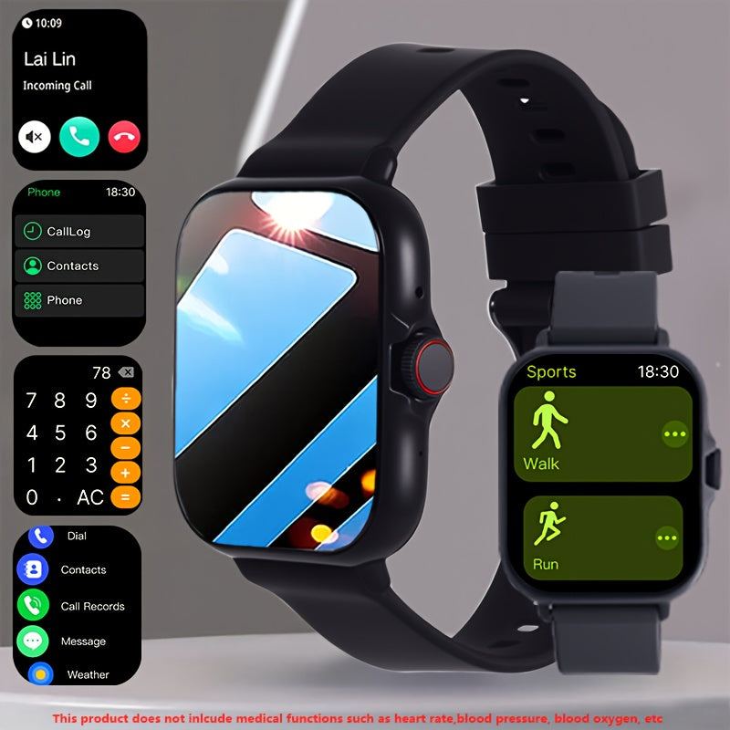 HD Touchscreen Smartwatch, Calling, Alerts, Music Playback