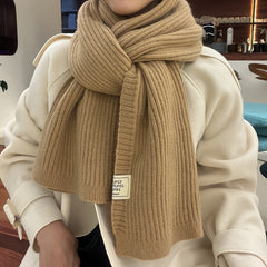 Knitted Winter Long Scarf Cold Weather Scarves for Women