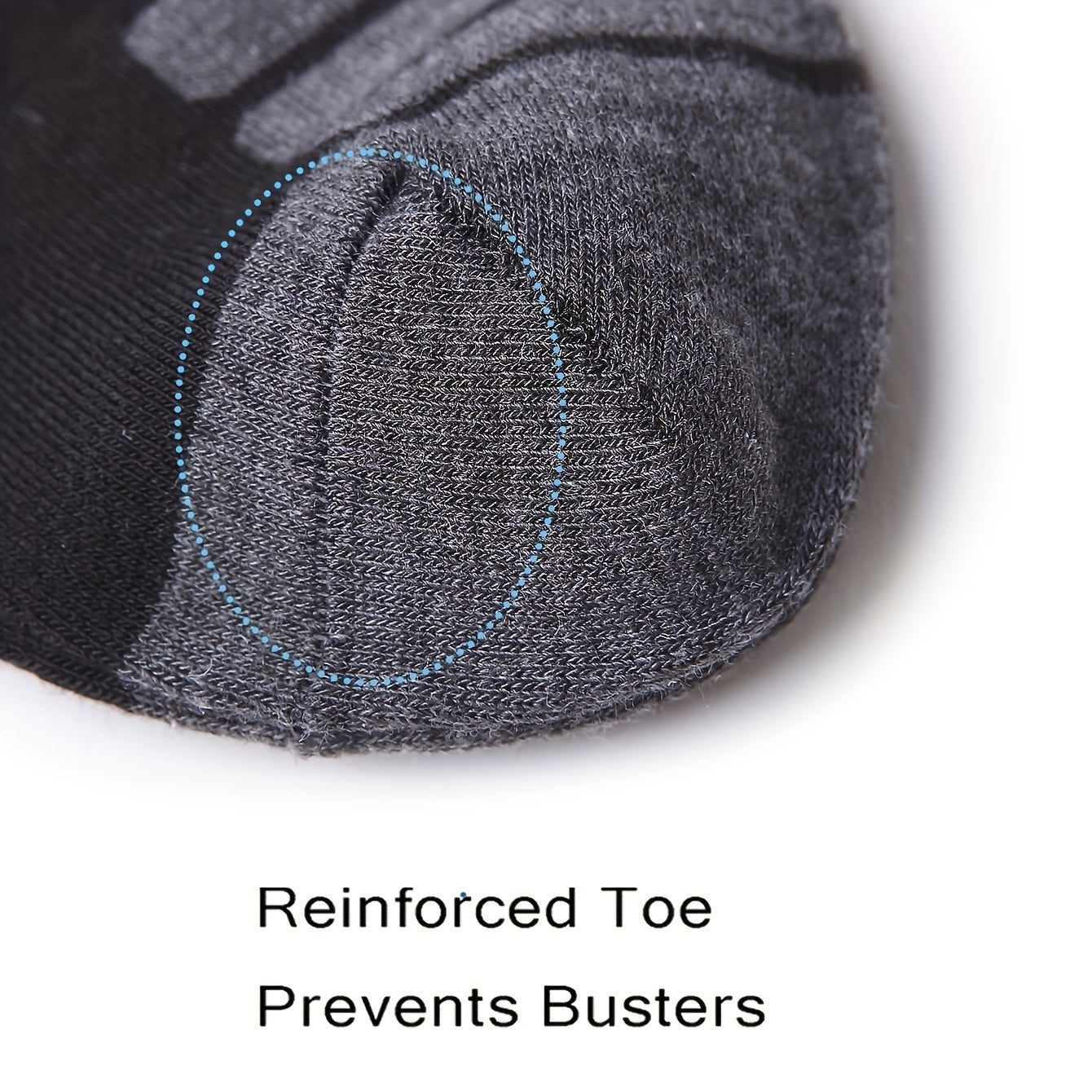 6 Pairs Sports Ankle Socks For Men Running Breathable