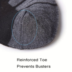 6 Pairs Sports Ankle Socks For Men Running Breathable