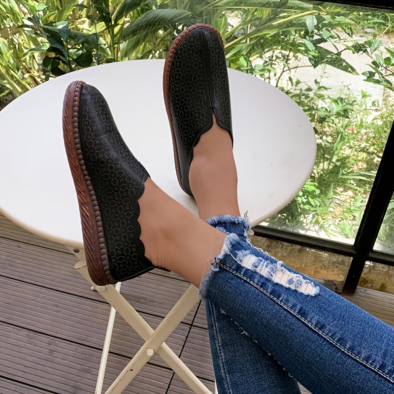 Women's Peas Toe Slip-On Shoes