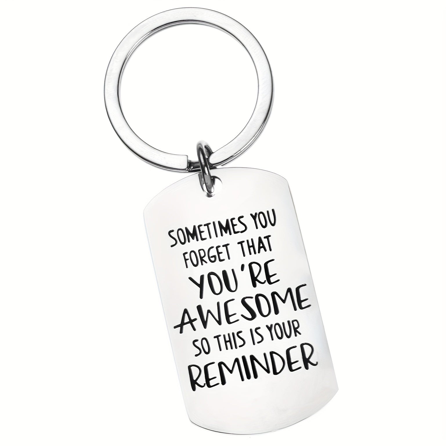 Stainless Steel Key Chain YOU'RE AWESOME Gift