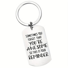 Stainless Steel Key Chain YOU'RE AWESOME Gift
