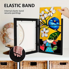 A4 Children's Art Frame Front Opening 3D Picture Display